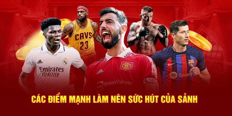 Các nổi bật khiến sảnh thể thao Debet thu hút người chơi