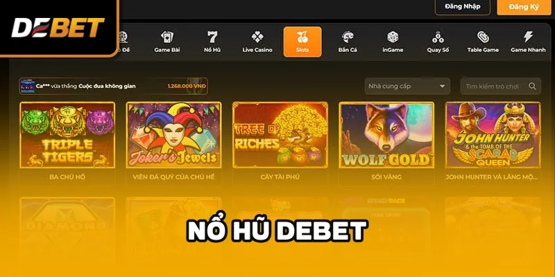 Đôi nét giới thiệu ảnh slots game Debet hấp dẫn